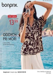 BonPrix leták  s platnosťou do 13. 7. 2026 Letné outfity za dovolenkové ceny